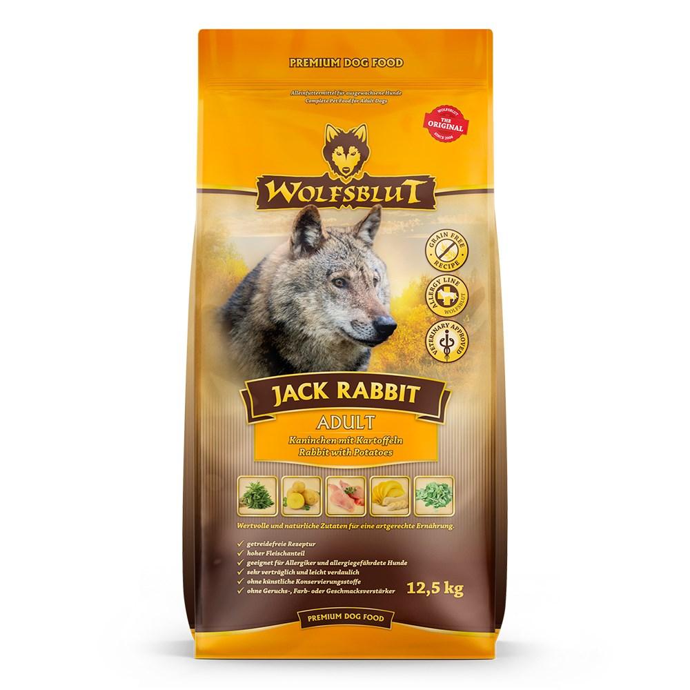 Hundefoder tørfoder WOLFSBLUT Jack Rabbit Adult 12,5 kg