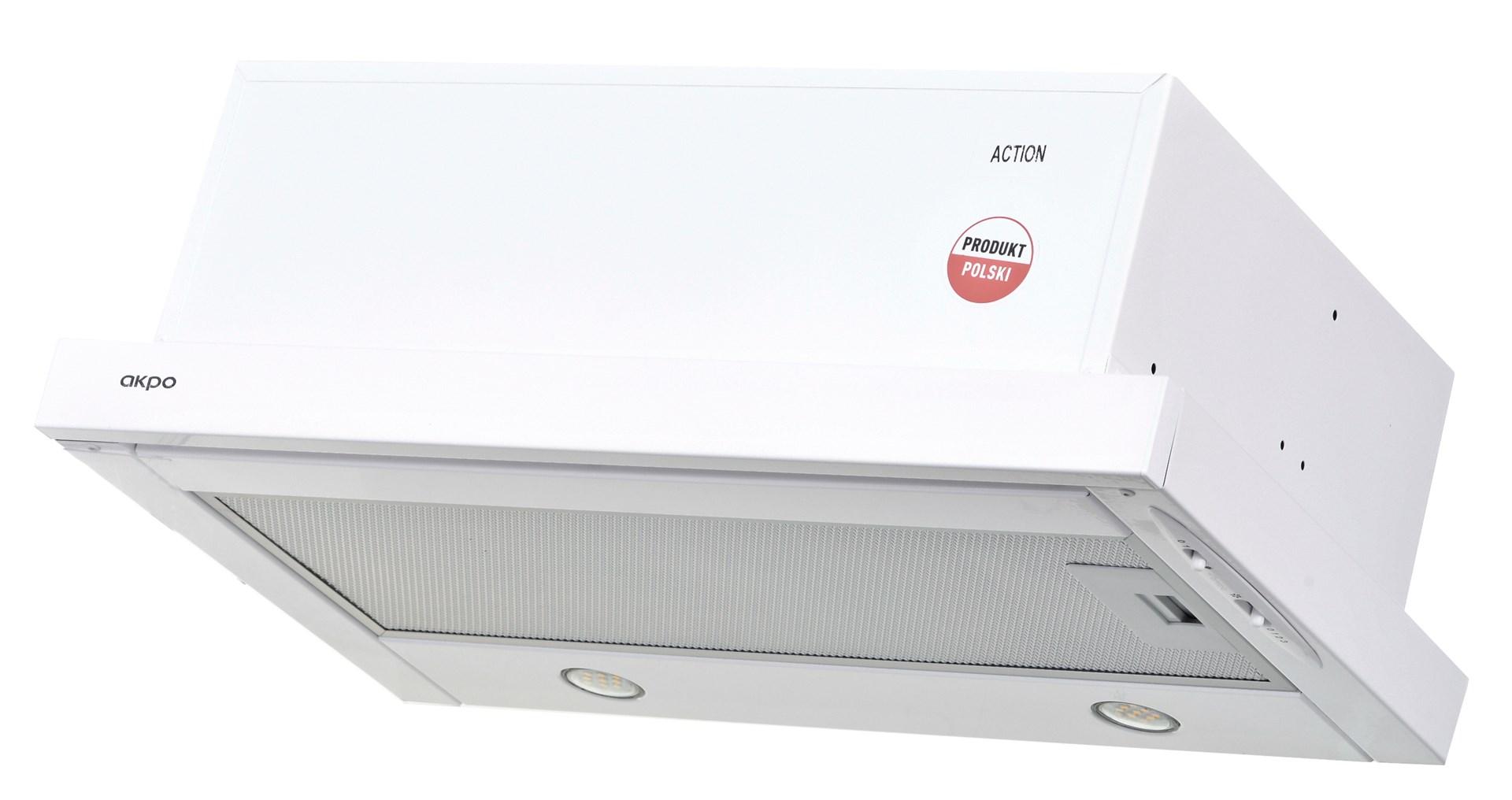 Emhætte underbygning Akpo WK-7 Light Eco 50 - hvid