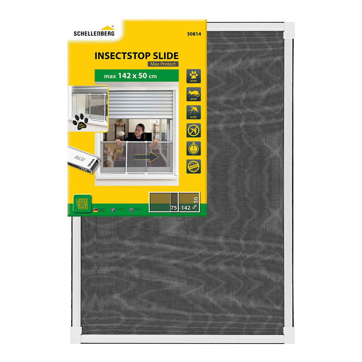 Insektnet til vindue Schellenberg 50 x 75-142 cm