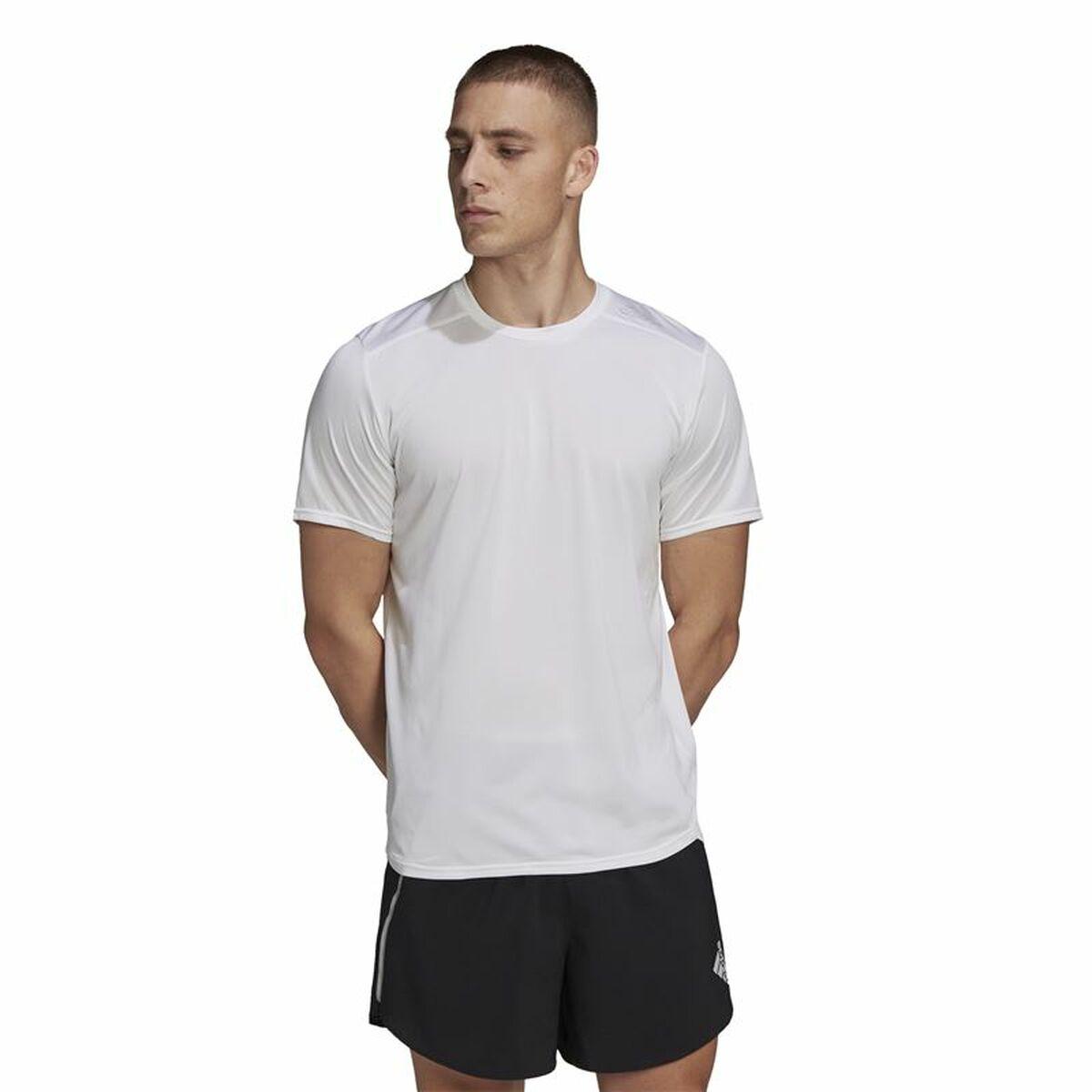 Sport T-shirt herre Adidas D4R - hvid, str. L