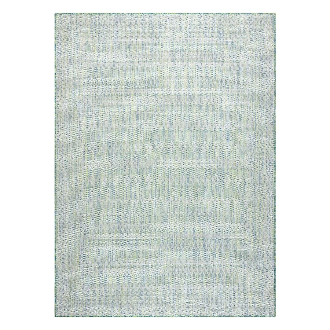 Gulvtæppe - Hakano Vinea Rhombus, grøn, 80×150 cm