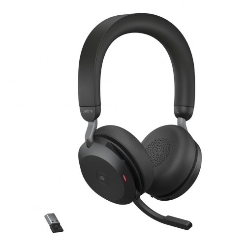 Trådløse høretelefoner Jabra Evolve2 75 USB-A MS Teams – sort