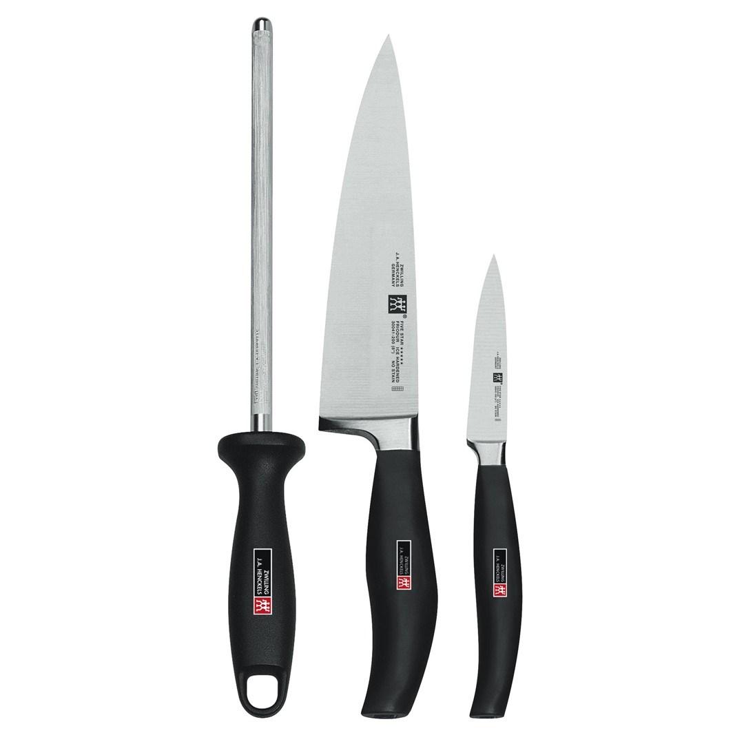 Knivsæt med strygestål – ZWILLING Five Star, 2 knive