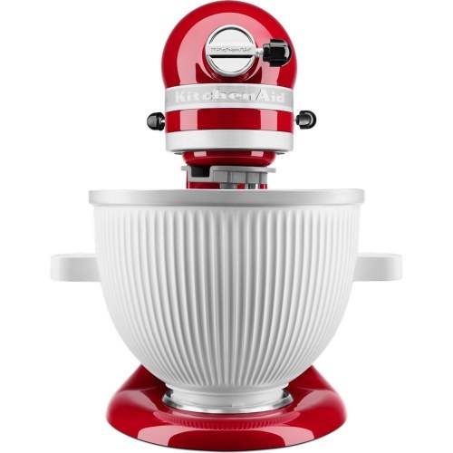 Ismaskine skål til KitchenAid 5KSMICM - hvid