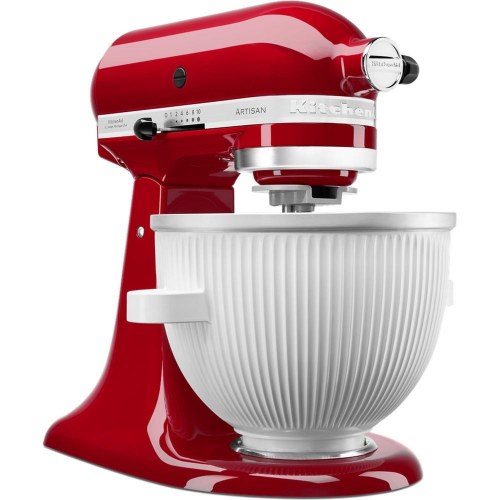 Ismaskine skål til KitchenAid 5KSMICM - hvid