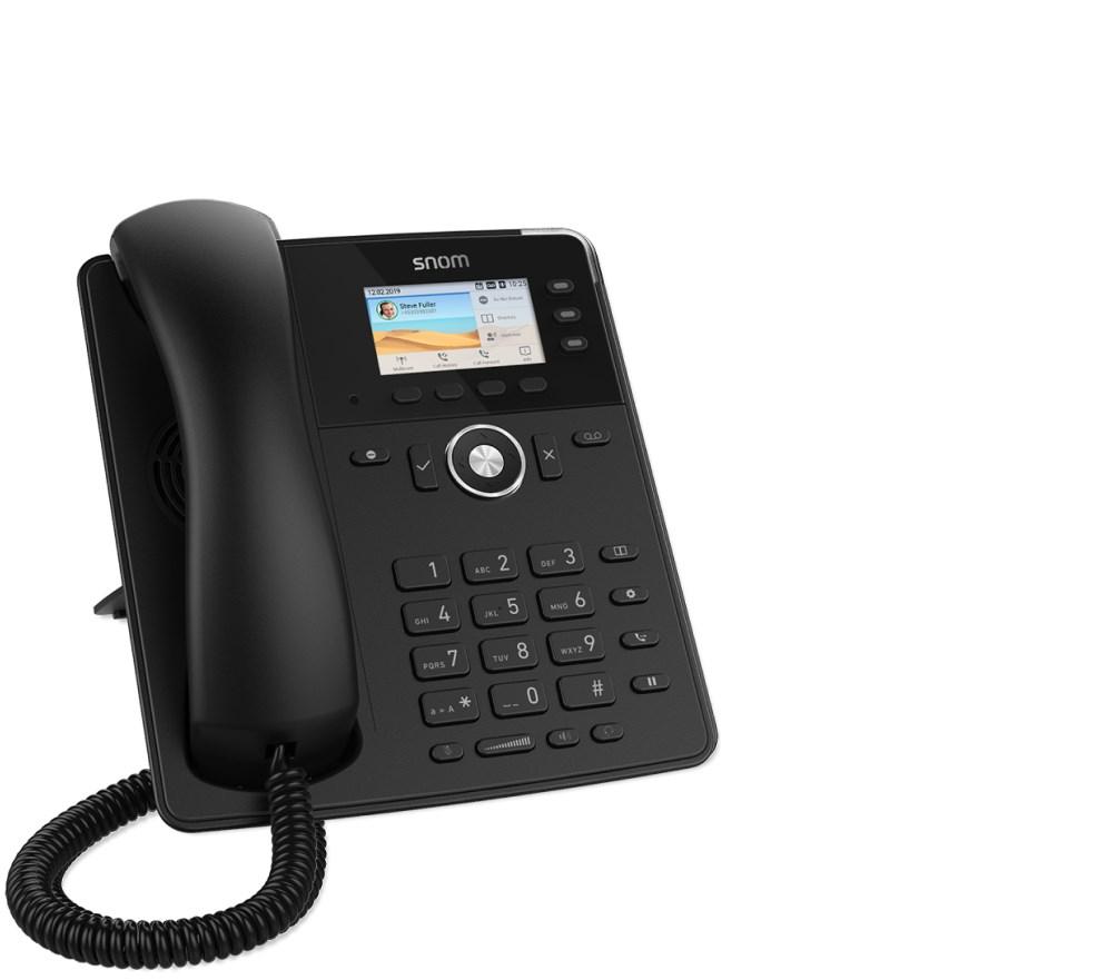 IP-telefon Snom D717 – sort, 3 linjer, TFT-skærm billede