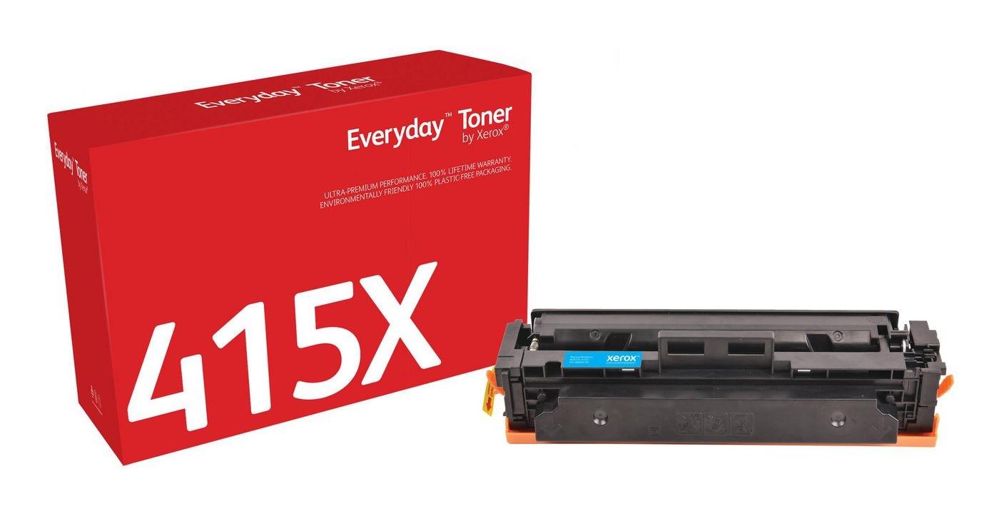 Toner cyan Xerox Everyday til HP 415X (W2031X) - høj kapacitet billede