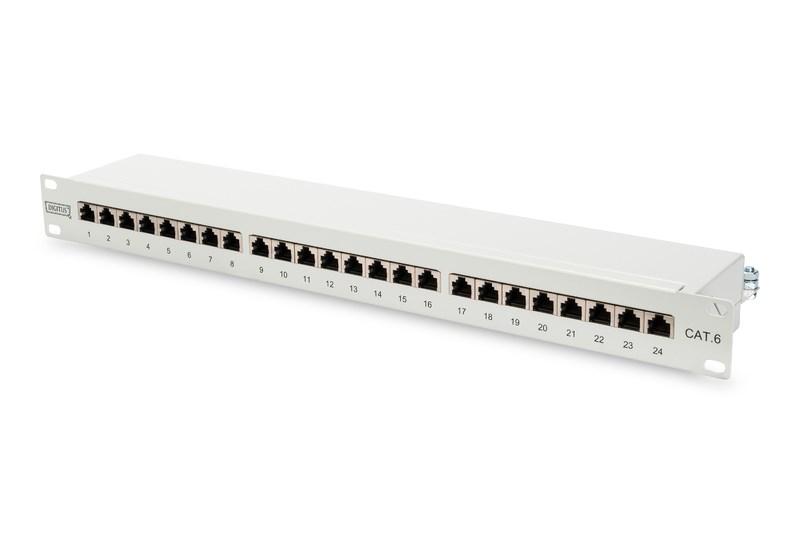 Patchpanel 24-port Cat 6 1U - DIGITUS DN-91624S billede