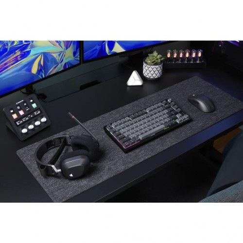 Gaming tastatur Corsair K65 Plus Wireless 75 % RGB – QWERTY Nordic, sort