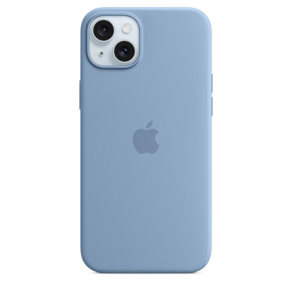 iPhone 15 Plus silikonecover med MagSafe - Apple, Winter Blue billede