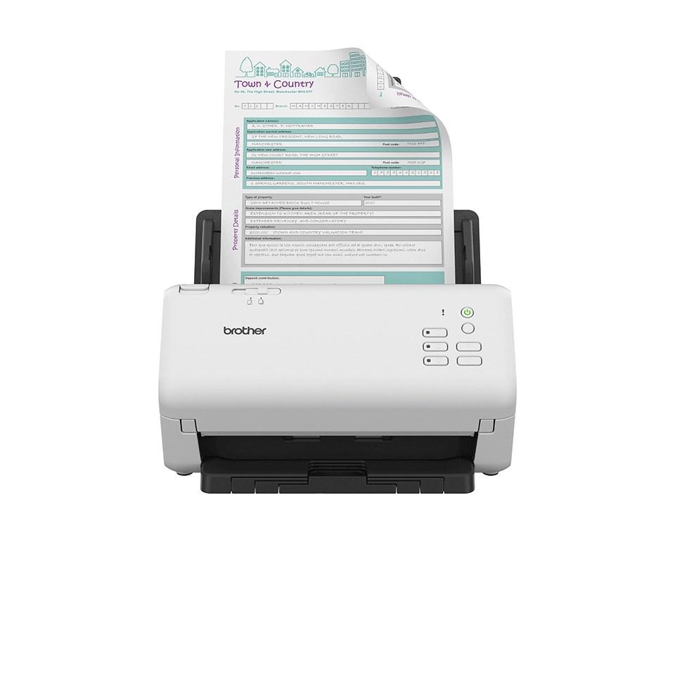 Dokumentscanner Brother ADS-4300N A4 ADF 600 × 600 dpi billede