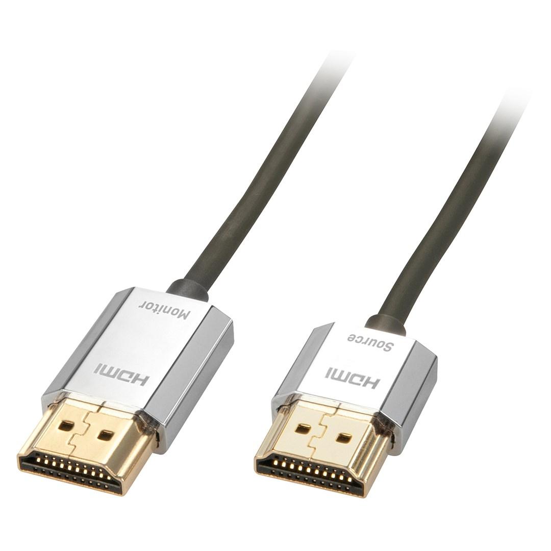 HDMI-kabel 3 m â LINDY CROMO Slim High Speed med Ethernet