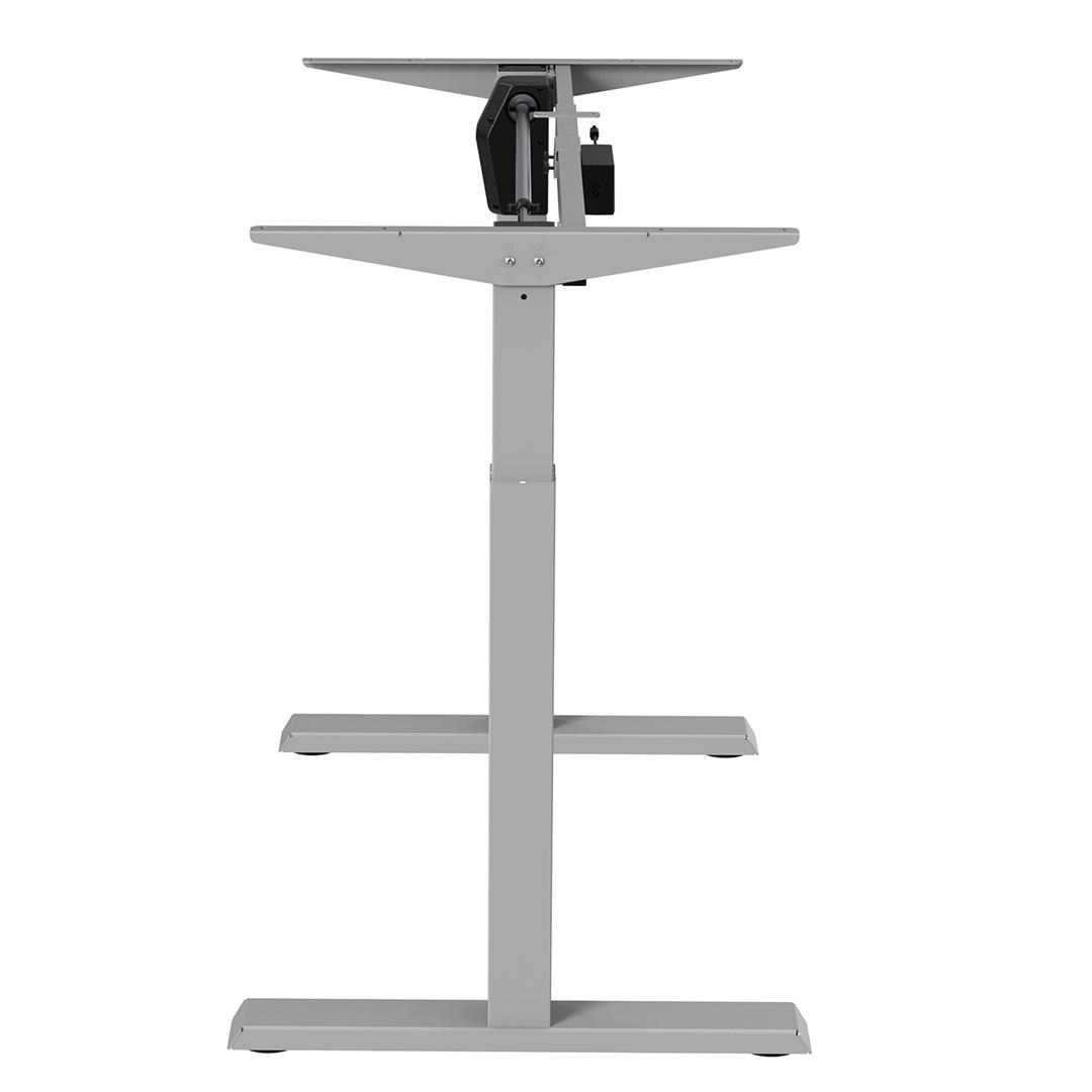 Hæve-sænke skrivebord stel - Ergo Office ER-403G, elektrisk, grå (uden bordplade)