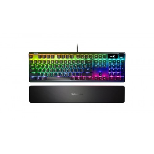 Gaming tastatur SteelSeries Apex Pro – mekanisk, RGB, UK QWERTY, sort