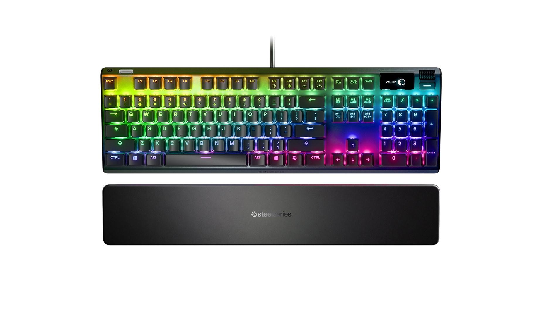 Gaming tastatur SteelSeries Apex Pro – mekanisk, RGB, UK QWERTY, sort