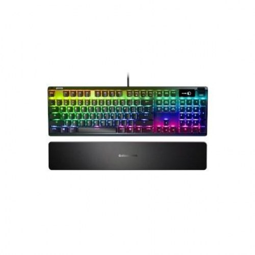 Gaming tastatur SteelSeries Apex Pro – mekanisk, RGB, UK QWERTY, sort