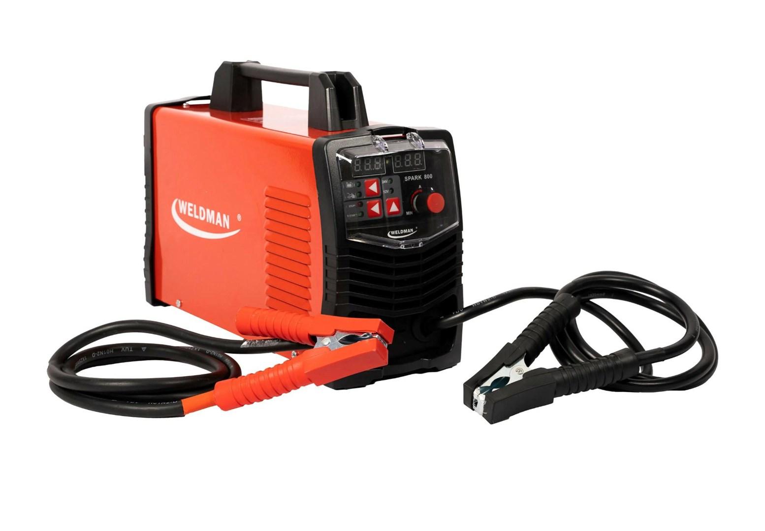 WELDMAN motordrevet indstillede svejseapparat PROSTOWNIK INWENTOROWY SPARK 800 12V/24V med startfunktion