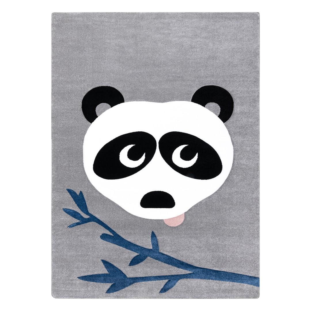 Gulvtæppe til børneværelse Hakano Tinies Panda2 - grå 120×170 cm