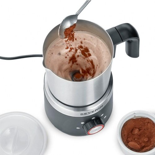 Mælkeskummer SEVERIN SM 3588, 550 W, 300 ml - sort/sølv