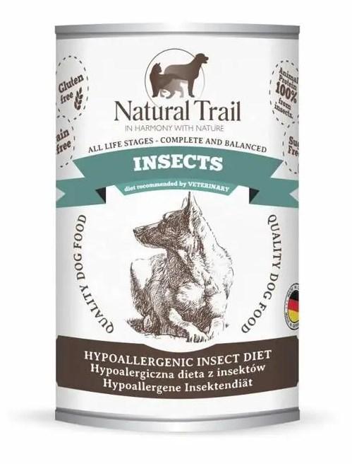 Hundefoder vÃ¥dfoder â Natural Trail Insects 350 g
