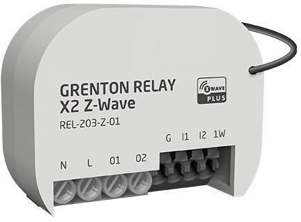 Smart home relæmodul Z‑Wave - Grenton RELAYx2