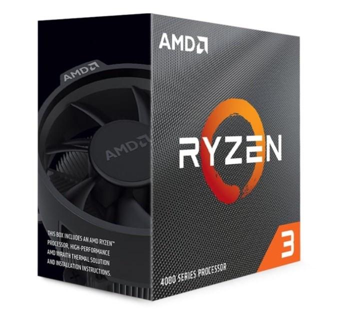 CPU AMD Ryzen 3 4100 - 3,8 GHz, 4 kerner (Box)