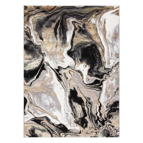 Gulvtæppe creme 120×170 – Hakano Welli Abstract