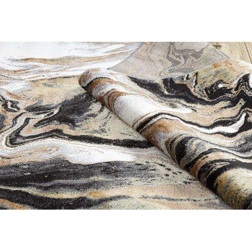 Gulvtæppe creme 120×170 – Hakano Welli Abstract