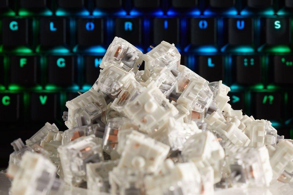 Tastaturkontakter - Glorious KAI-Silver (120 stk) billede
