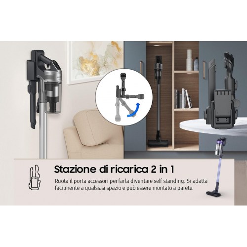 Ledningsfri støvsuger Samsung Jet 60 turbo – 0,8 l, sort