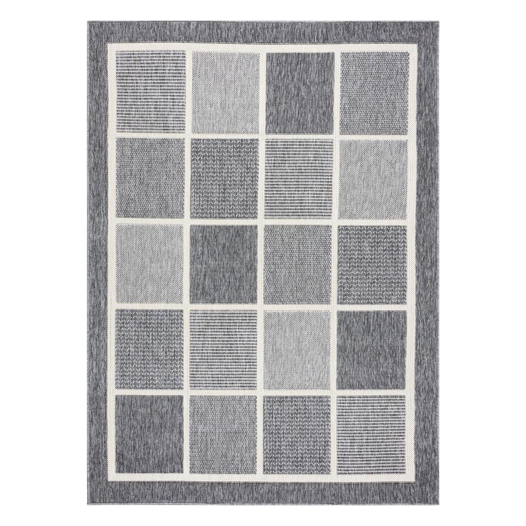 Gulvtæppe grå 80×150 - Hakano Wink Squares
