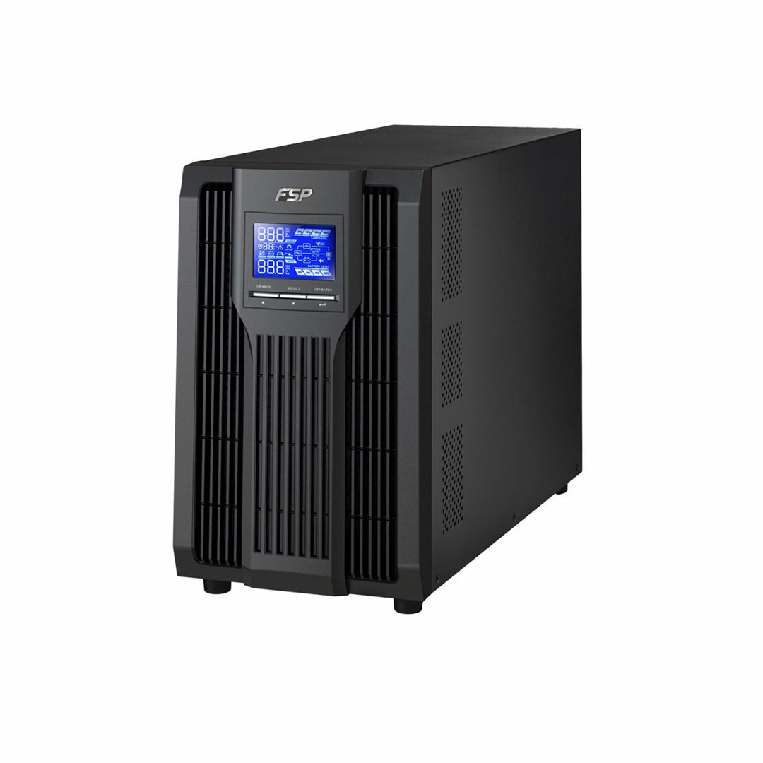 UPS strømforsyning Fortron FSP Champ Tower 3K - online dobbeltkonvertering, 3 kVA / 2.700 W billede