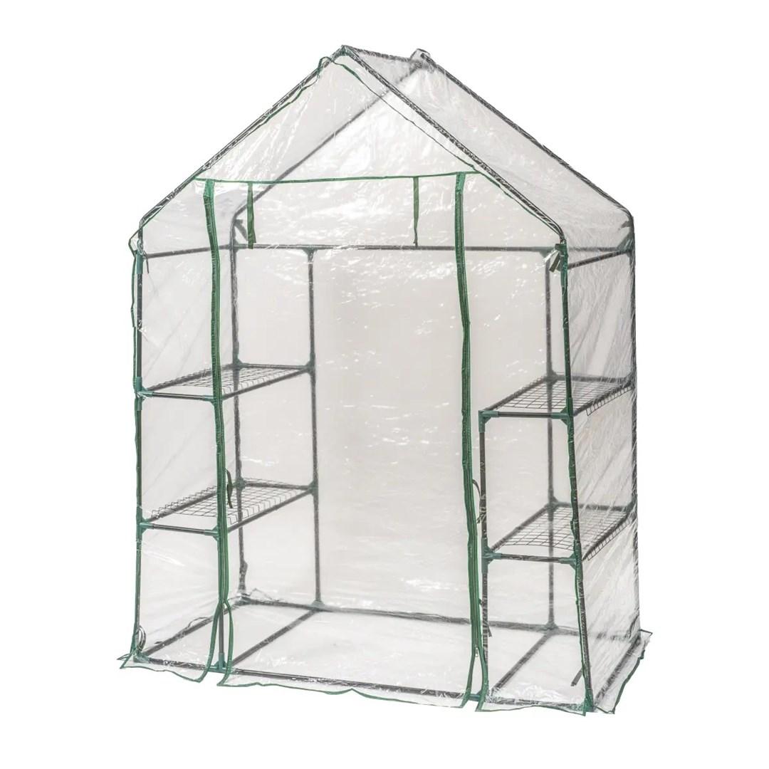 Drivhus til have DEDRA 143 Ã 73 Ã 195 cm - PVC