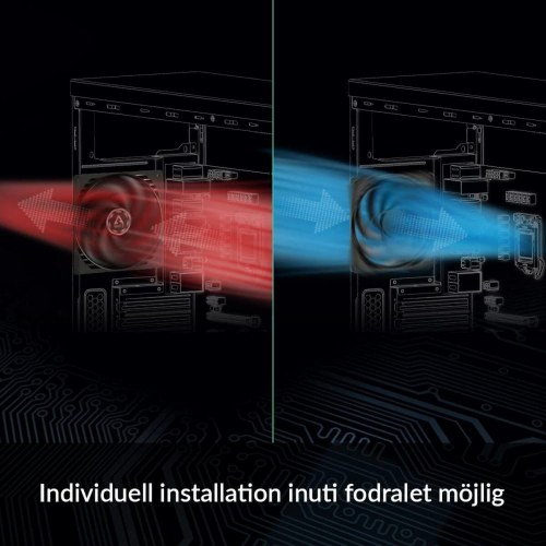 CPU blæser 140 mm Arctic ACFAN00123A - sort