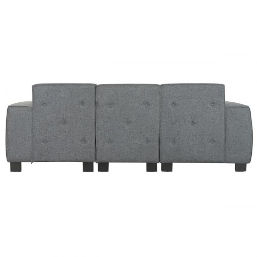 Sofa med chaiselong mørkegrå - moderne 231 × 170 cm