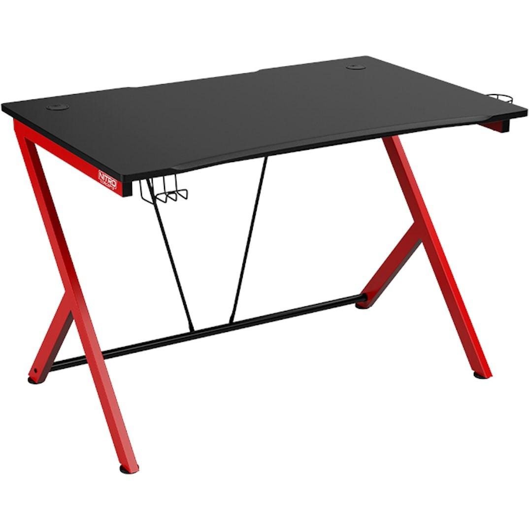 Nitro Concepts NC-GP-DK-010, Lige, Rektangulær form, MDF, Stål, Spil, Plast
