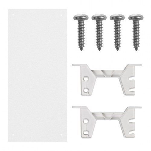 Kabelbakke under bord – Maclean, hvid (maks. 5 kg)