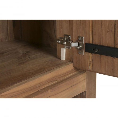 Vitrineskab Krystal Teak - 160 × 45 × 210 cm