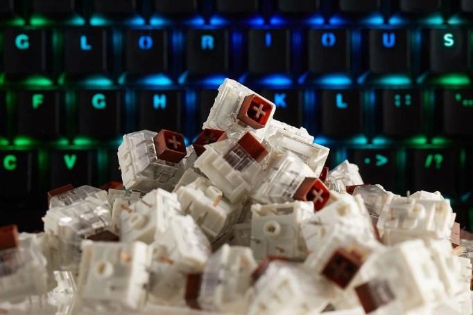 Tastaturkontakter - Glorious KAI-BROWN (120 stk.) billede