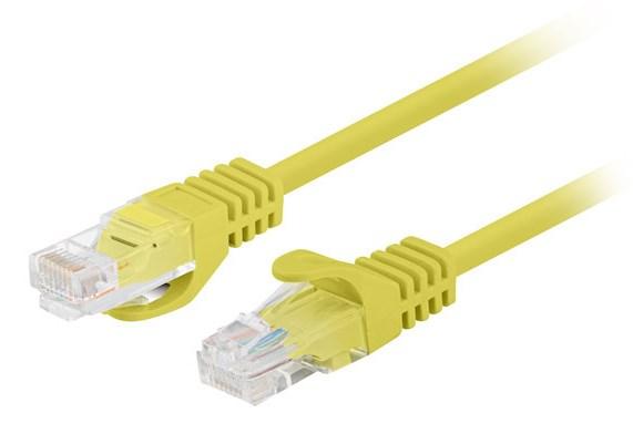 Netværkskabel Cat6 - Lanberg - 3 m - gul - 10-pak