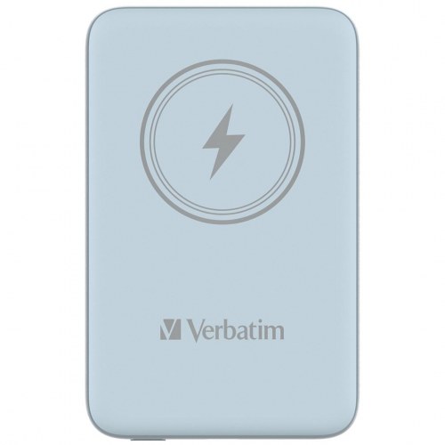 Powerbank trådløs – Verbatim Charge ‘n’ Go Magnetisk 10.000 mAh (blå)