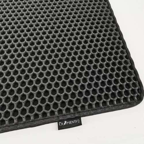 Kattebakke-måtte DIAMENTIQ sort rektangel 40 × 50 cm