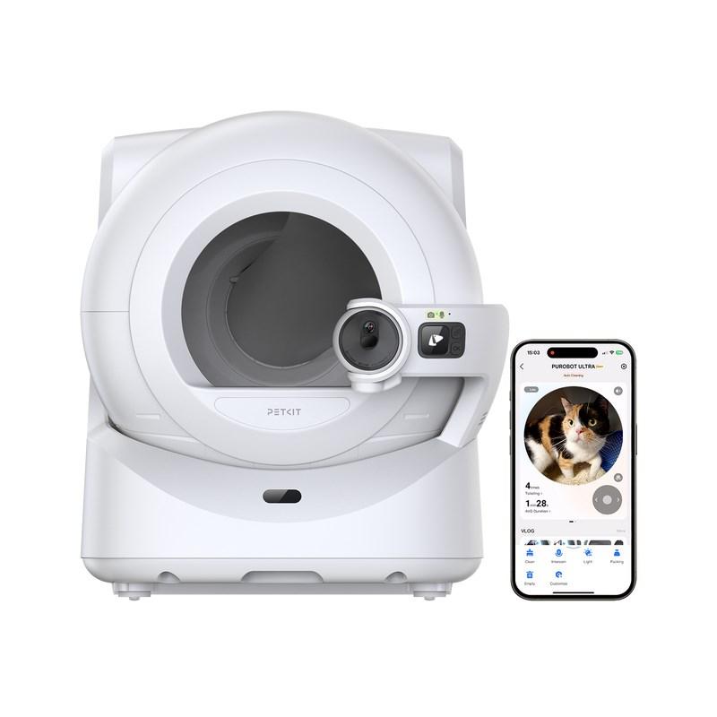 Selvrensende kattebakke PETKIT Purobot Ultra - hvid