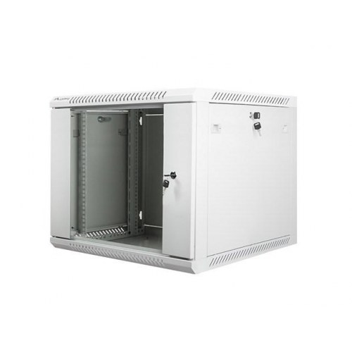 19" vægmonteret rackskab 9U – Lanberg, grå