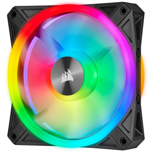 Kabinetventilator 140 mm - Corsair iCUE QL140 RGB, sort/grå