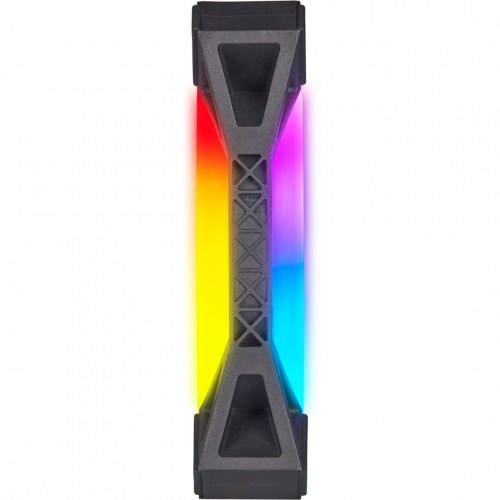 Kabinetventilator 140 mm - Corsair iCUE QL140 RGB, sort/grå