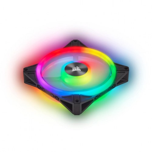 Kabinetventilator 140 mm - Corsair iCUE QL140 RGB, sort/grå