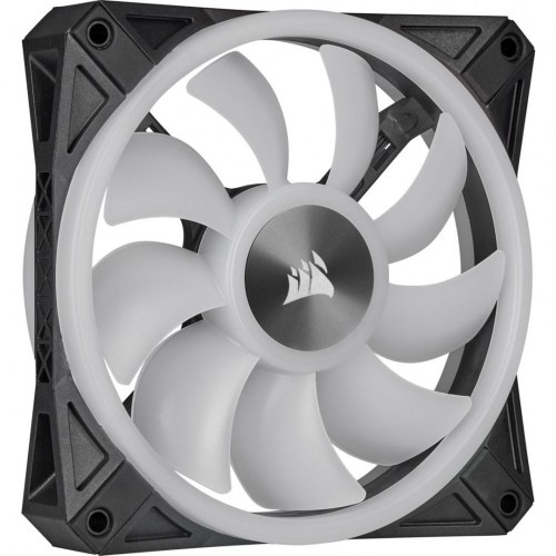 Kabinetventilator 140 mm - Corsair iCUE QL140 RGB, sort/grå