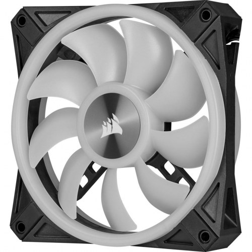 Kabinetventilator 140 mm - Corsair iCUE QL140 RGB, sort/grå