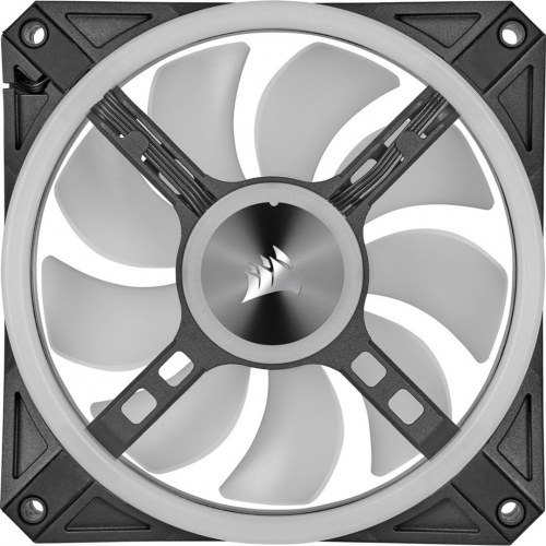 Kabinetventilator 140 mm - Corsair iCUE QL140 RGB, sort/grå